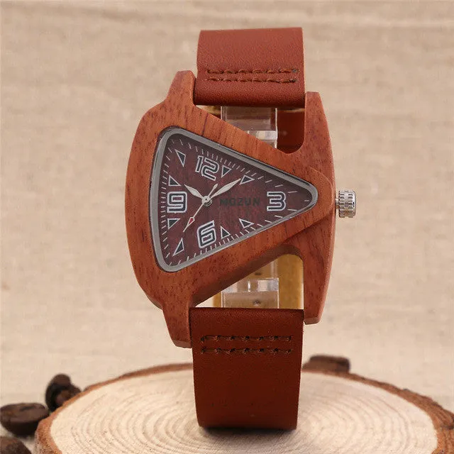 2016 Sandalwood Wood Watch Men Luxury Watches MOZUN Quartz Watch Women Dress Watches Ladies Wristwatch Men's Hours Montre Femme