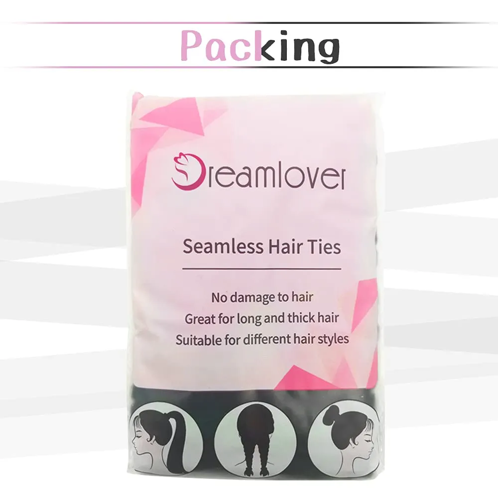 50-Pack: Dreamlover Black Hair Bands