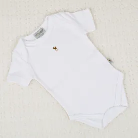 Baby Fawn Bodysuit - White