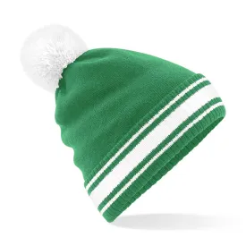 Beechfield Stadium Beanie | KELLY GREEN/WHITE