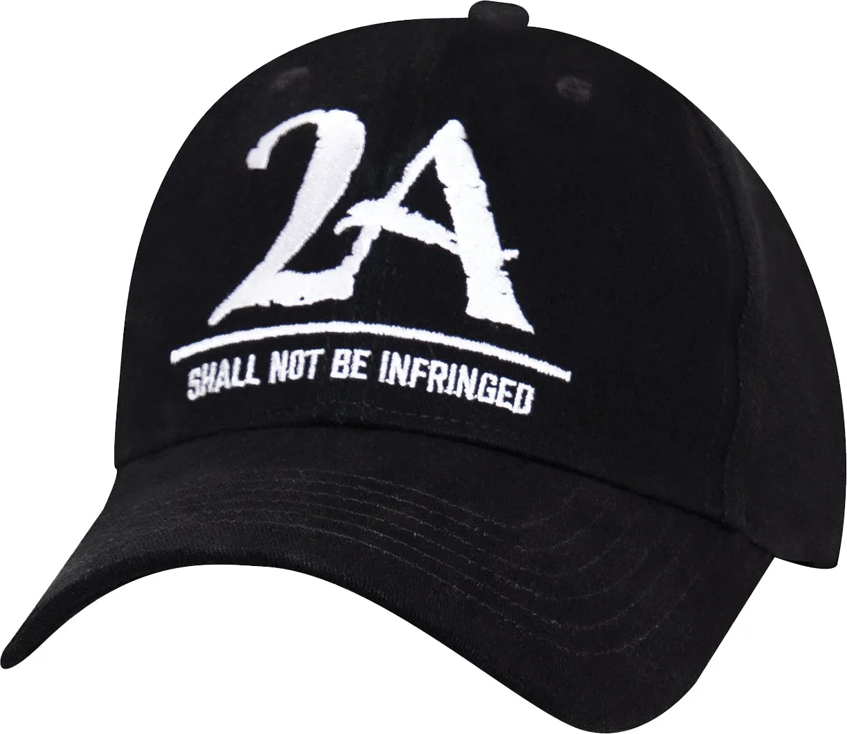 Black 2A "Shall Not Be Infringed" Low Profile Cap