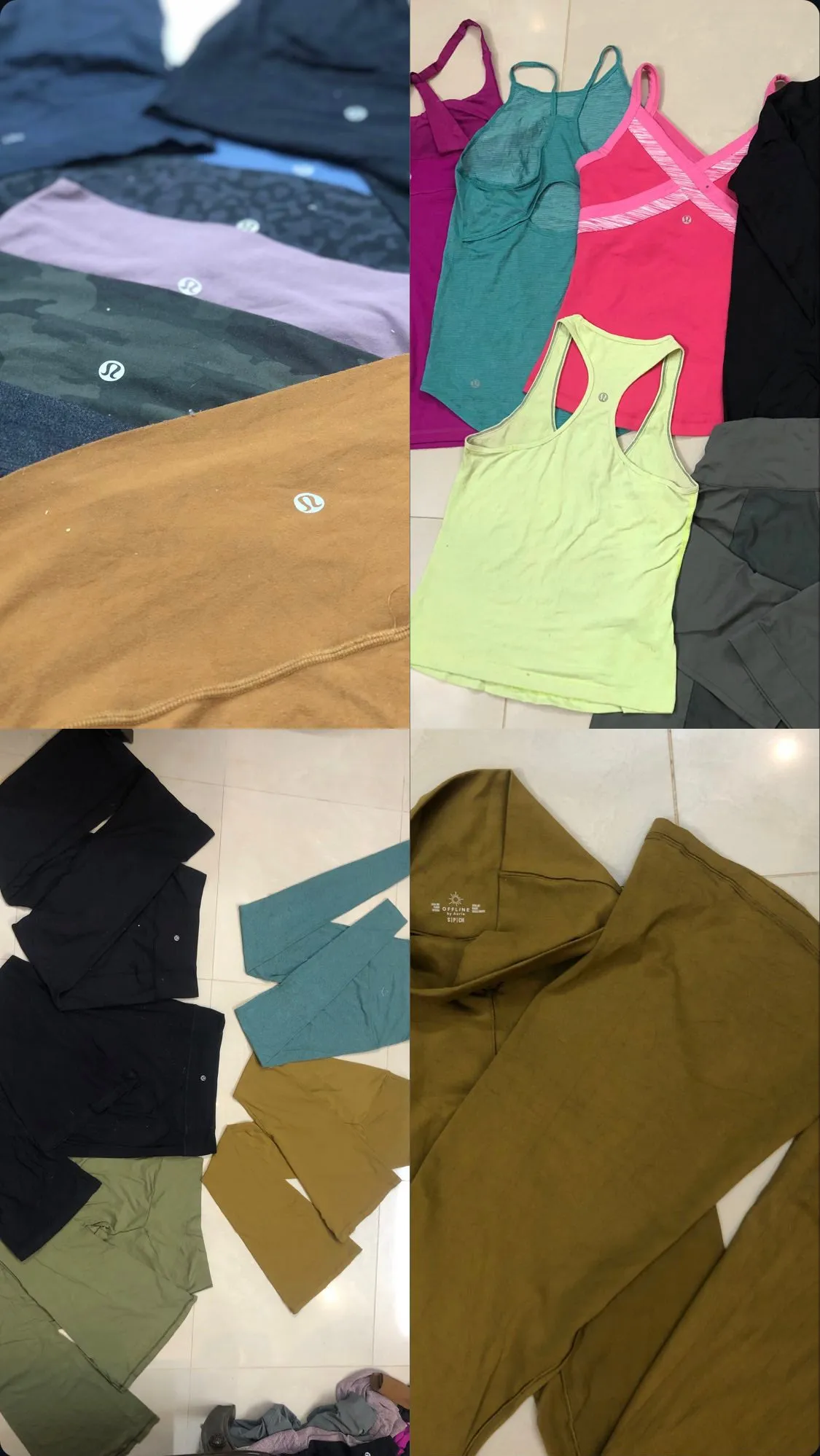 Black Friday Sale! Lululemon/Athleta/Offline/Aerie Mix Tops/Leggings/Flare Bottoms A/B/C Grades