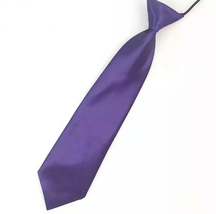 Boys satin wedding tie Page Boy Tie Coloured Satin Tie for Wedding Boys TIe