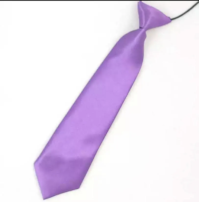 Boys satin wedding tie Page Boy Tie Coloured Satin Tie for Wedding Boys TIe