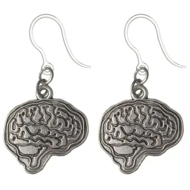 Brain Dangles Hypoallergenic Earrings for Sensitive Ears Made with Plastic Posts