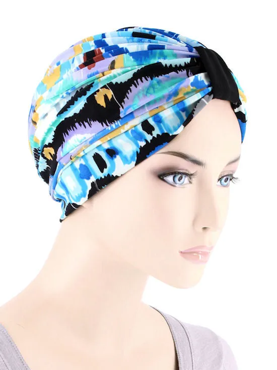 Classic Turban Caribbean Blue