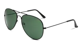 Classy Men Sunglasses Aviator Army Green