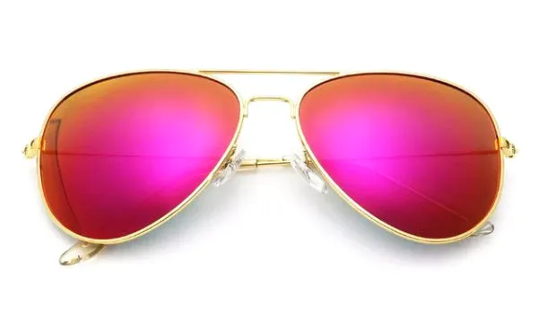 Classy Men Sunglasses Aviator Pink