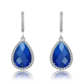 Constance Ocean Blue Dangle Earrings