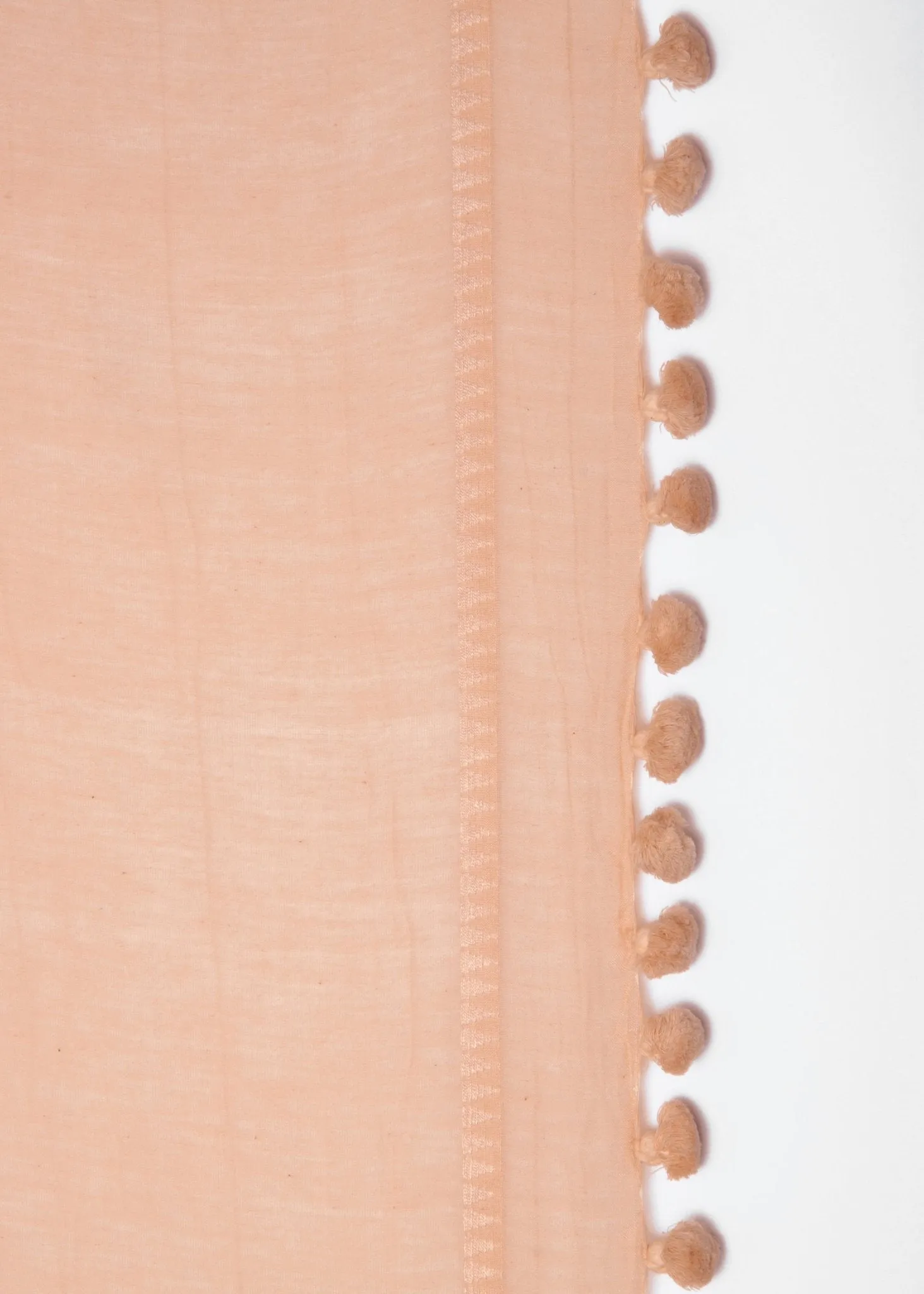 Dupatta Plain Shawl, Nude