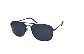 Fantas-Eyes Mens Scout Metal Aviator Non-Polarized Sunglasses - Black