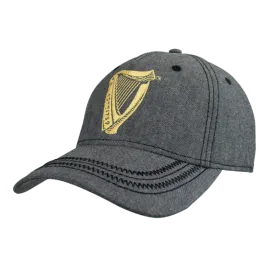 Guinness Grey Harp Logo Baseball Cap