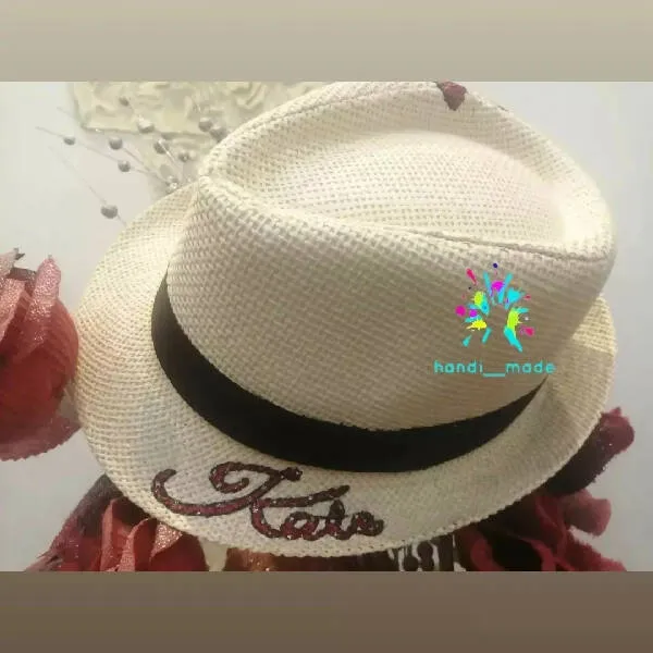 handi___made Customized Hand Painted Kids Summer Hats