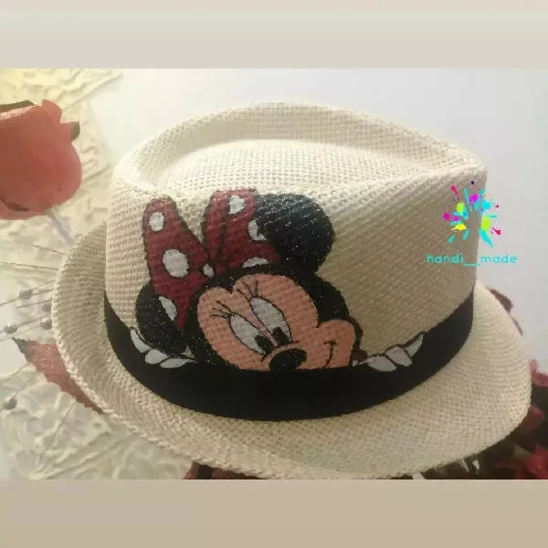 handi___made Customized Hand Painted Kids Summer Hats