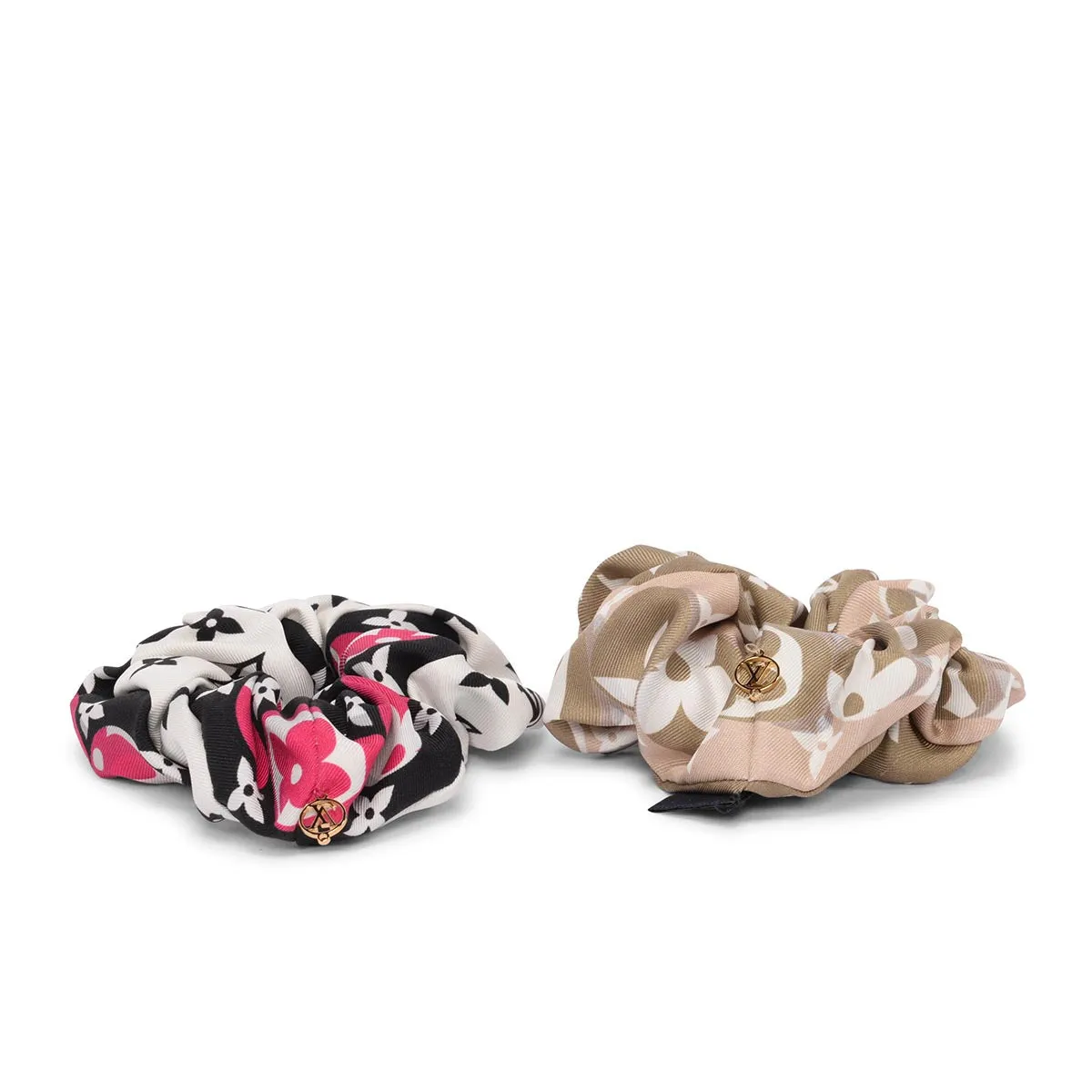 Louis Vuitton Multicolour Silk Hair Scrunchie Set