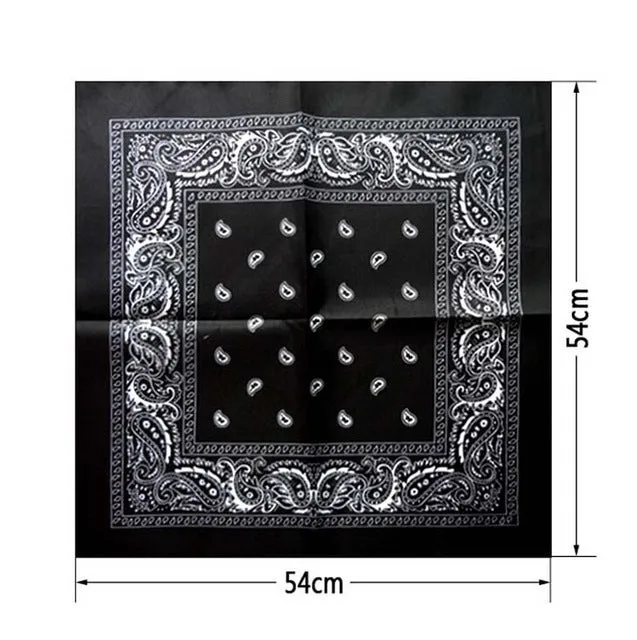 New Hip-hop Cotton Blended Brand Bandanas For Men Women Magic Head Scarf Scarves CC0150