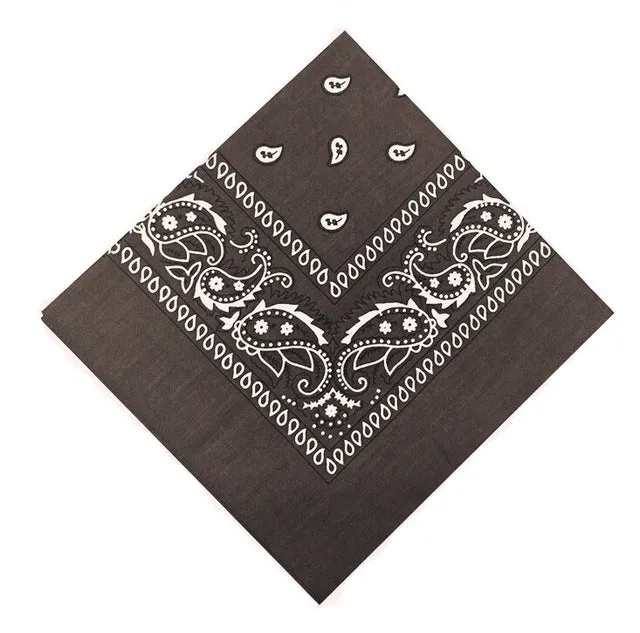 New Hip-hop Cotton Blended Brand Bandanas For Men Women Magic Head Scarf Scarves CC0150