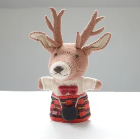 Organic Cotton Hand Puppet - Scottish Stag