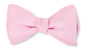 Pink Rishra Linen Bow Tie - B2838