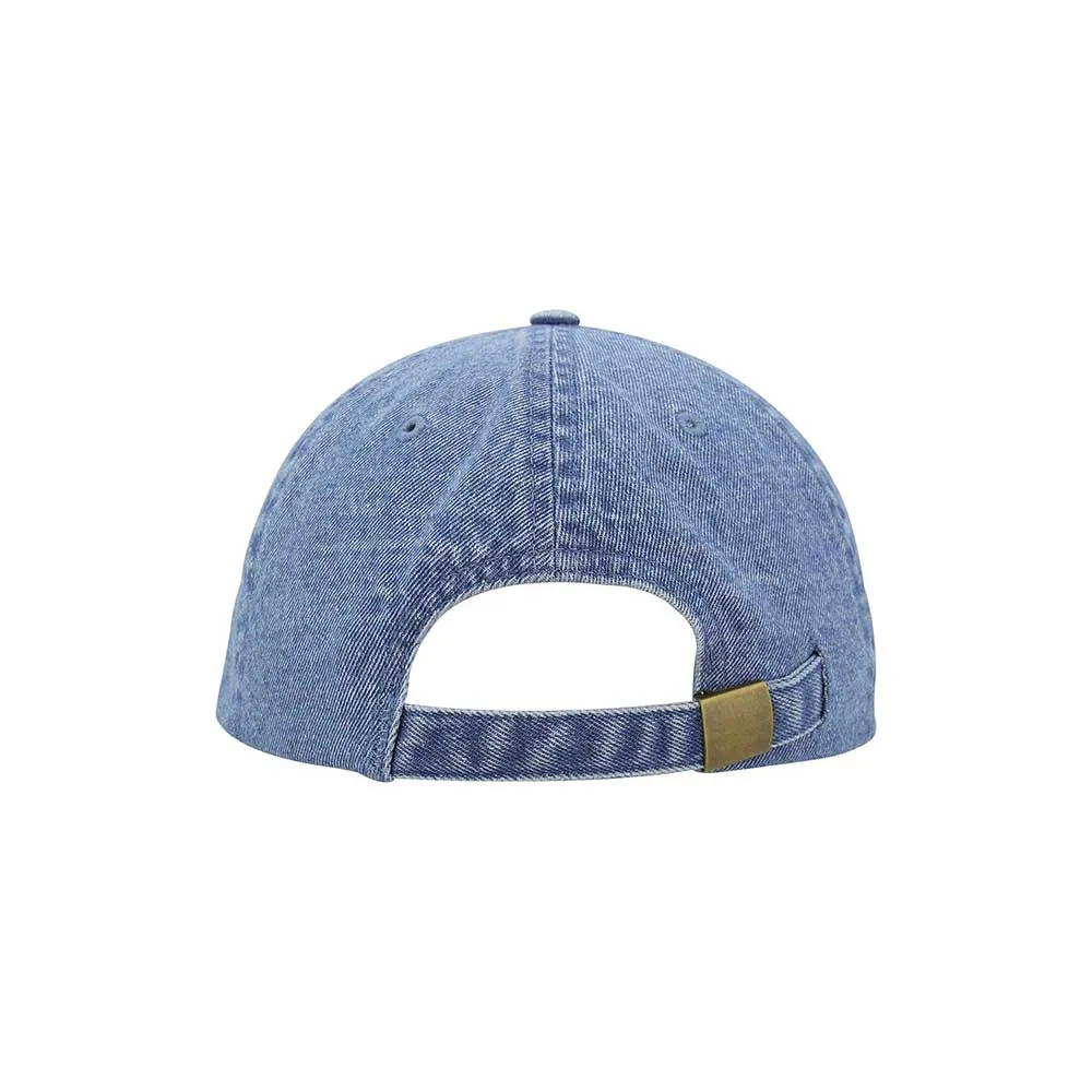 Suede Bill Denim Cap