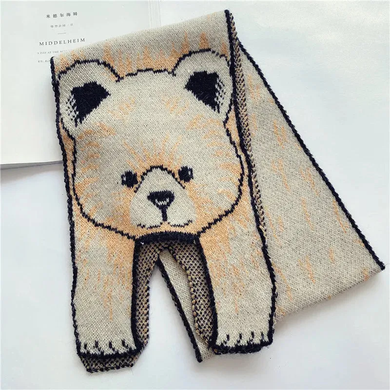 TEEK - Knitted Animals Scarf