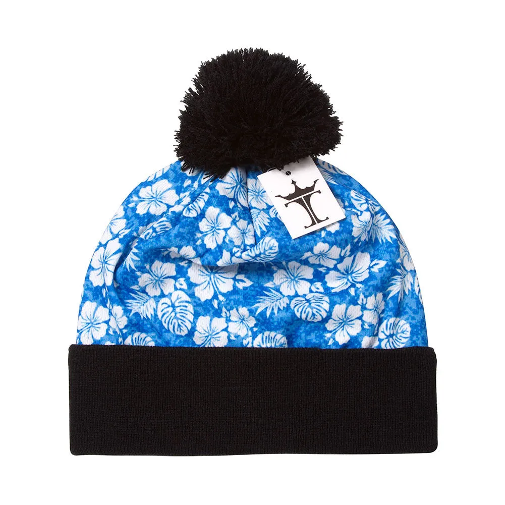 TopHeadwear Sublimation Cuffed Beanie - Flower